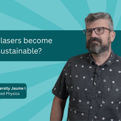 How can lasers become more sustainable?